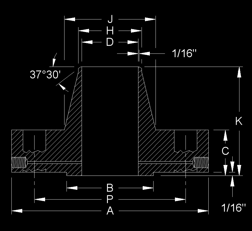 36 Flange Bolt Chart