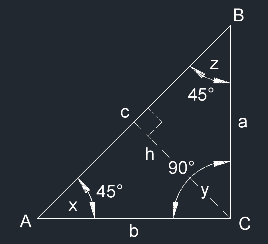 right isosceles triangle 1