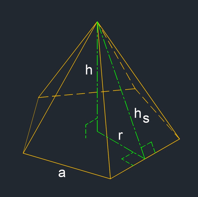 right pentagonal pyramid 3