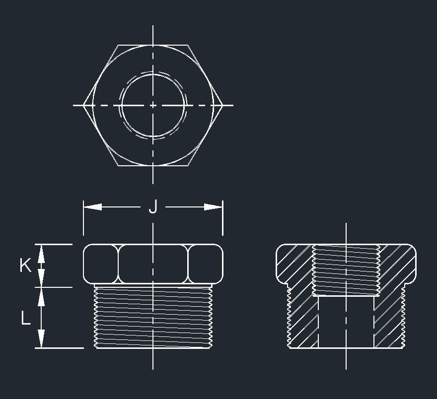 data hex bushing thd