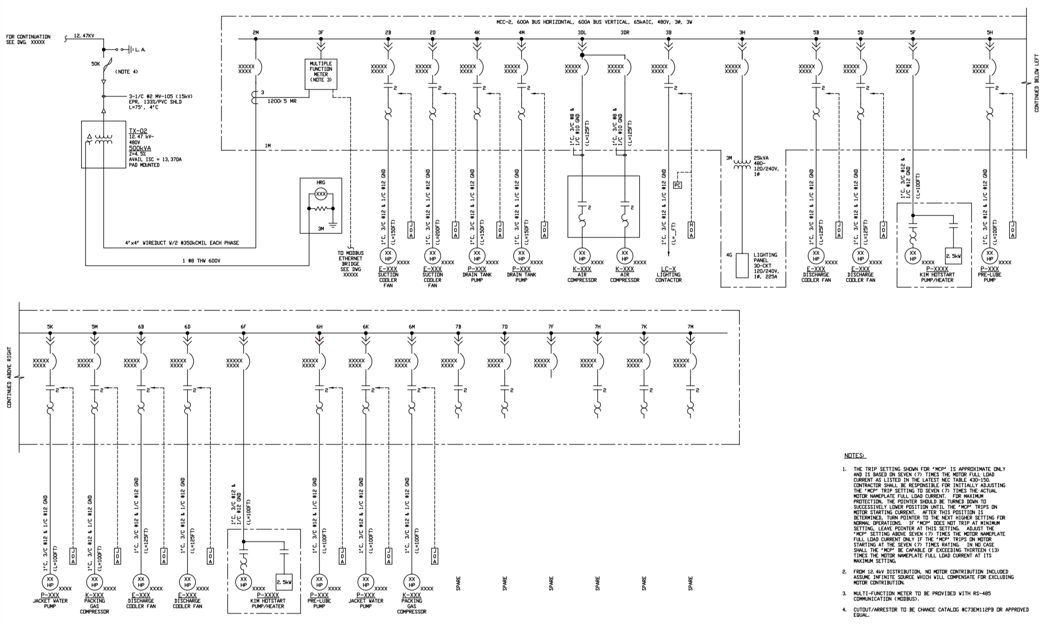 Electrical Line Drawing