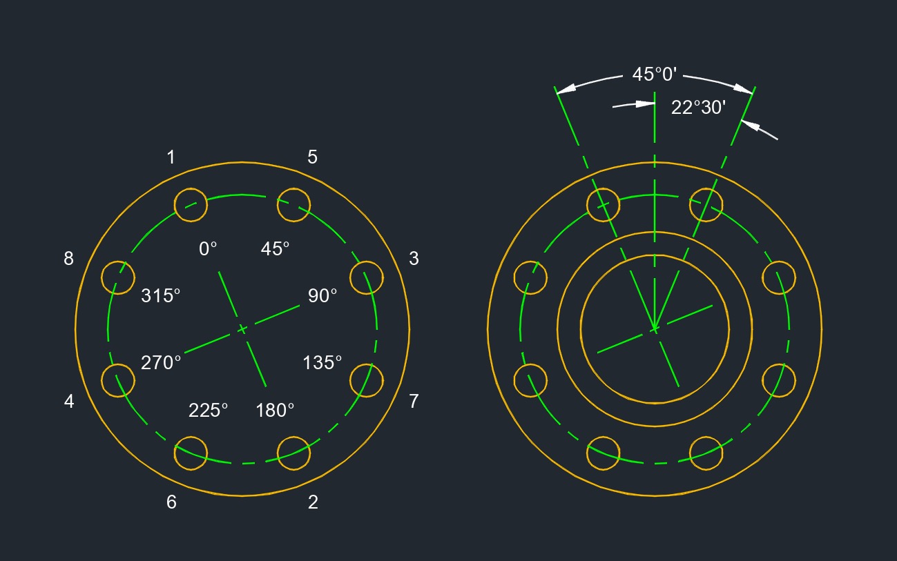 Data 8 bolt flange