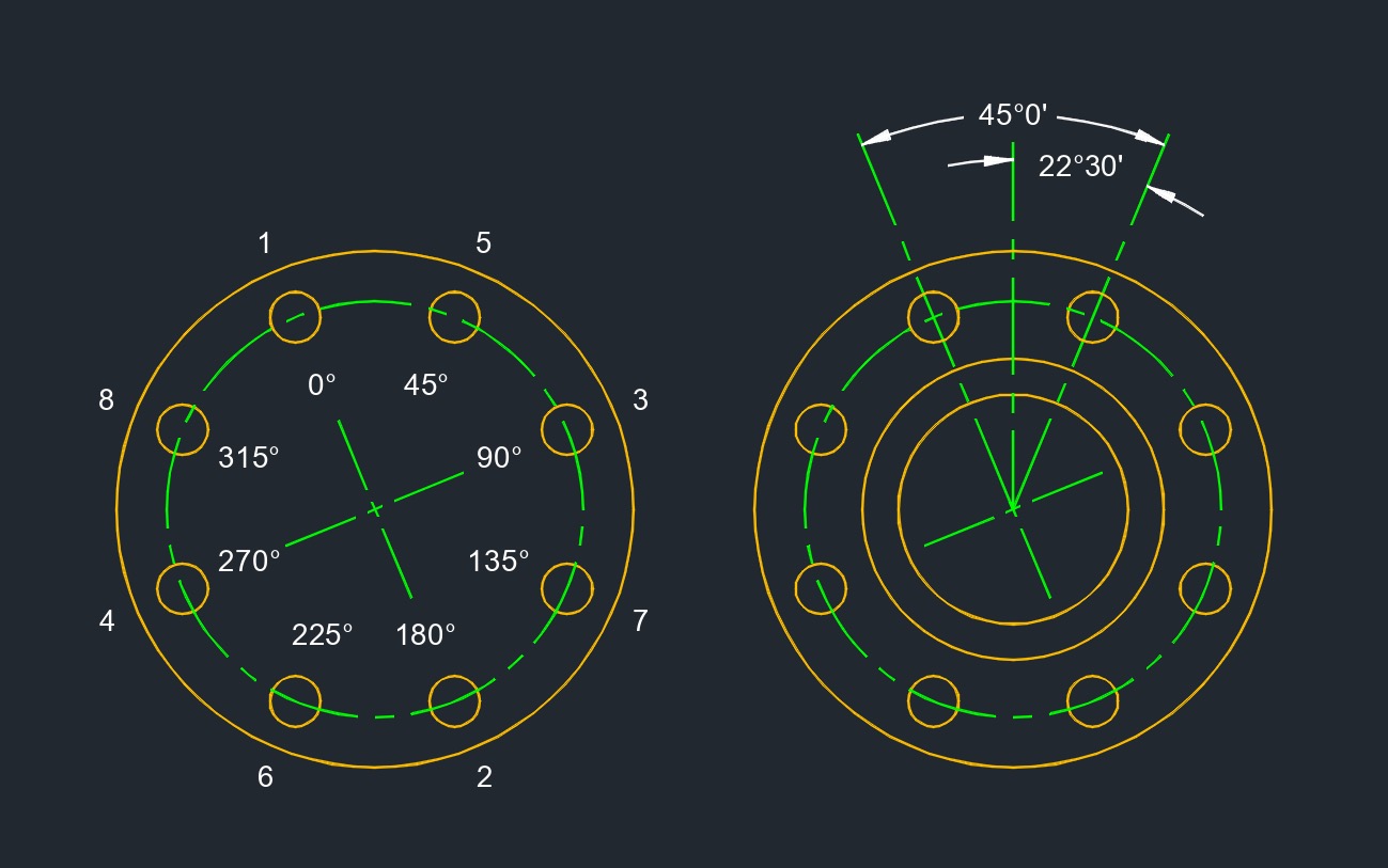 Data 8 bolt flange