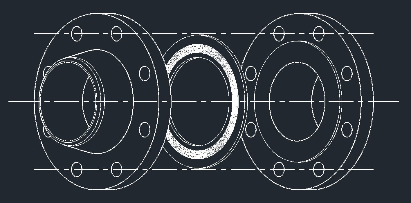 Dwg spiral wound gasket