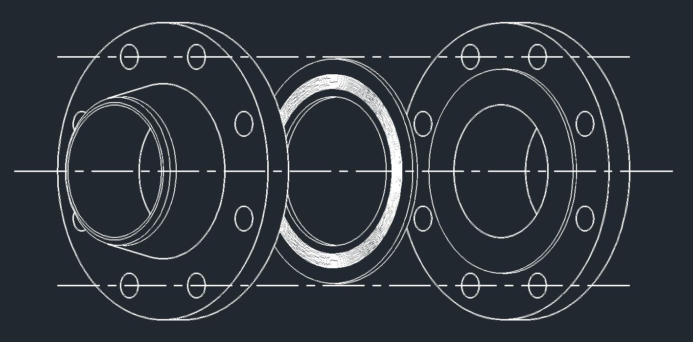 Dwg spiral wound gasket