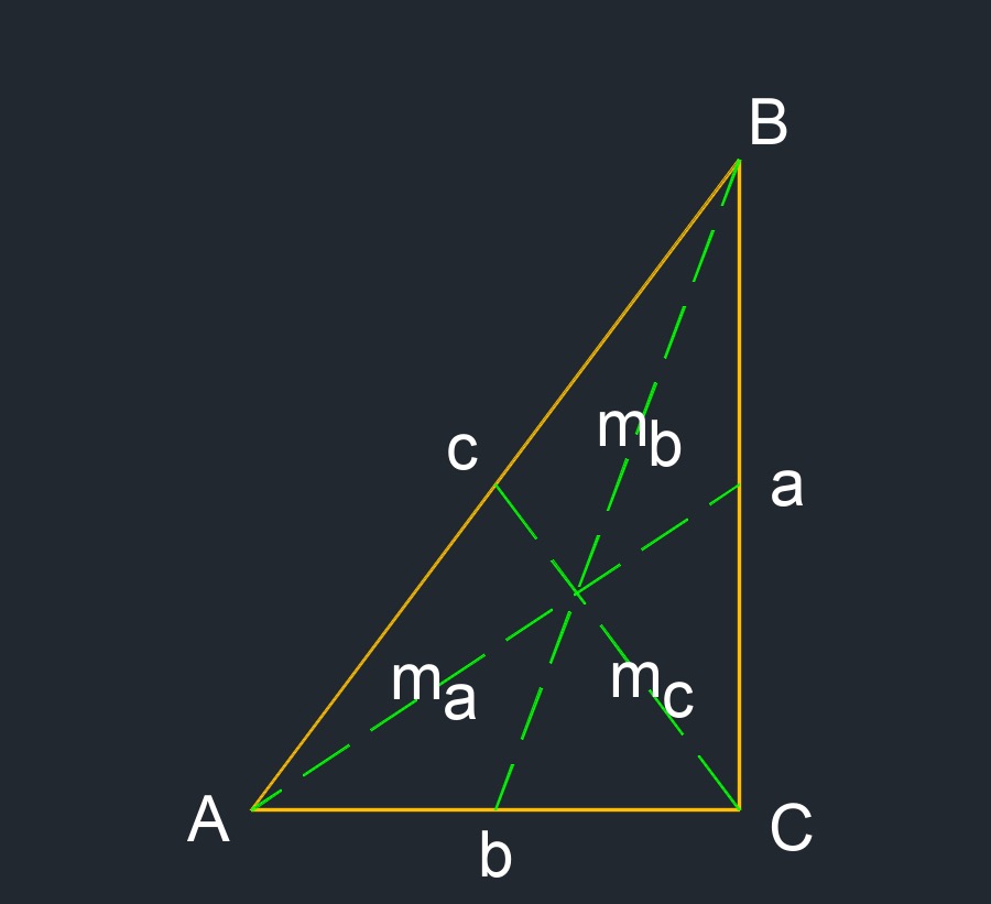 right triangle 5m a
