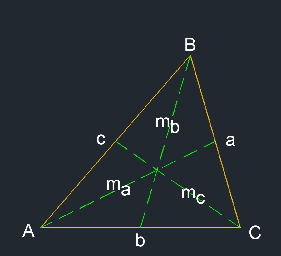 scalene triangle 5m