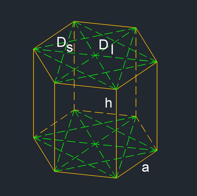 regular hexagonal prism top 1