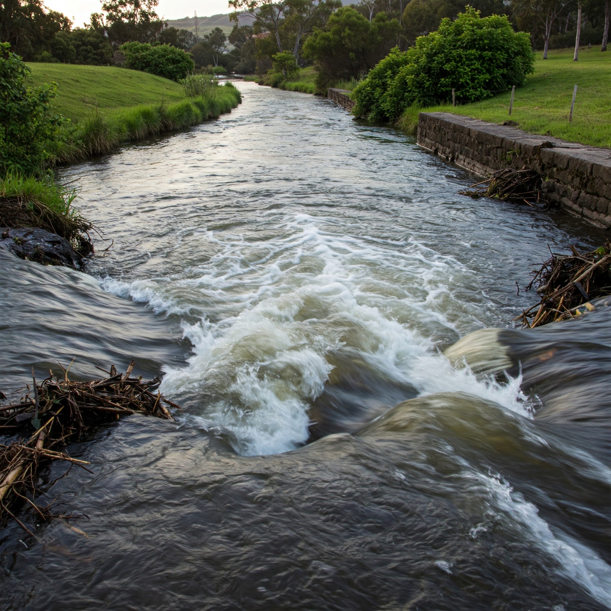 peak discharge from drainage basin runof 1
