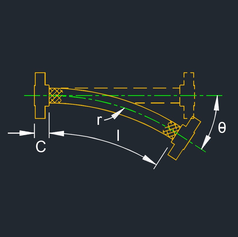 flex connector angular deflection 2