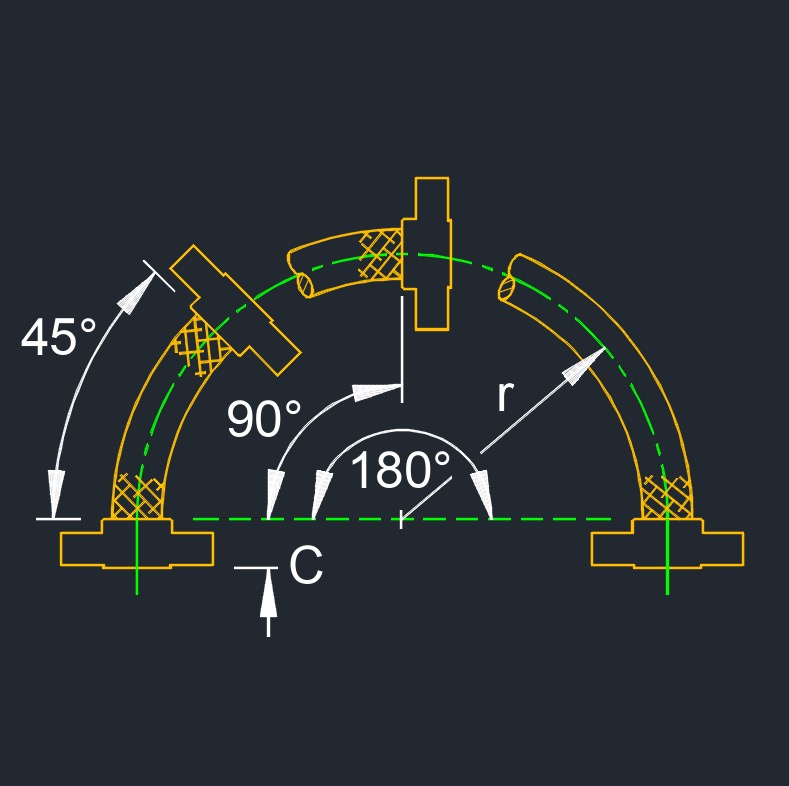 flex connector bend deflection 1