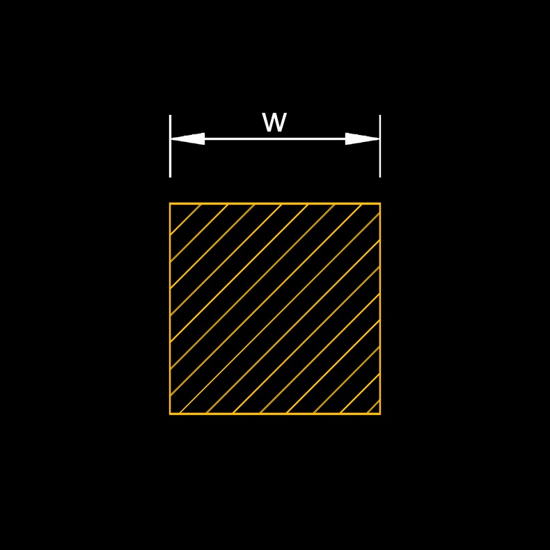 hydraulic diameter of a square