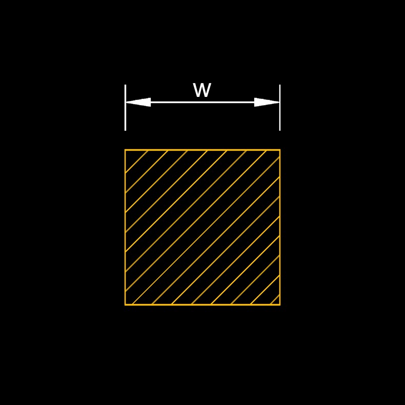 hydraulic diameter of a square